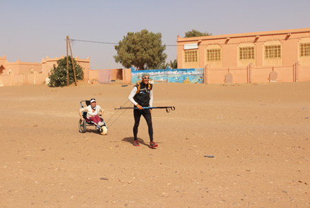 Stefano Miglietti e Giulia Scovoli, Attraversata dei deserti di Taragalte, Morocco 2019 - photo by Daniel Modina